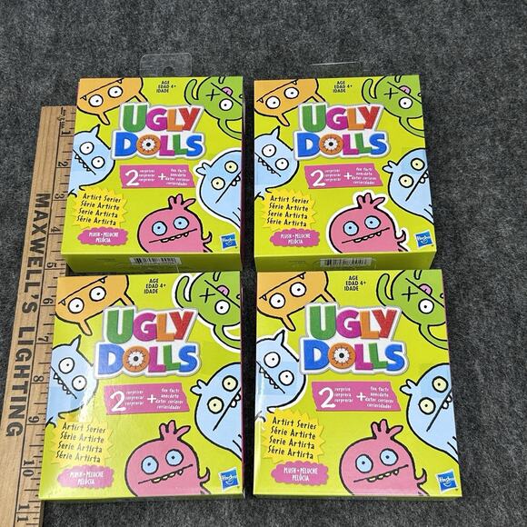 UglyDolls Artist Series Plush 4pc Bundle - 3 New in Box/Sealed 1 Open Box Age 4+ - Picture 4 of 9